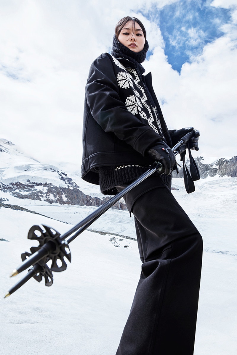 Moncler Grenoble FW24 Ski Clothing Wool Flannel & Poplin